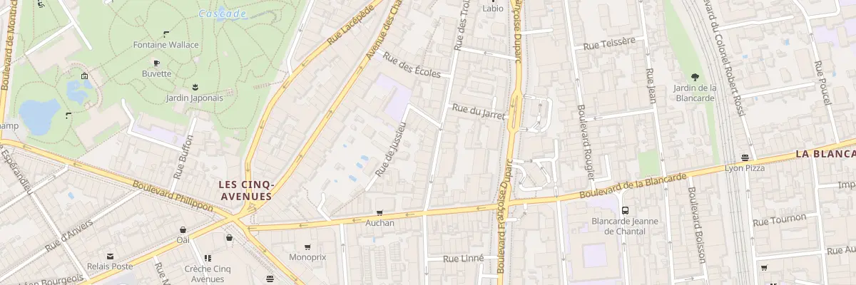 Plan du 19 Rue Trois Freres Carasso à Marseille 4e Arrondissement