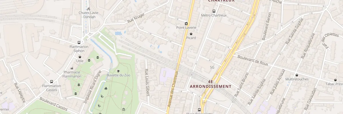 Plan du 125 Av des Chartreux à Marseille 4e Arrondissement