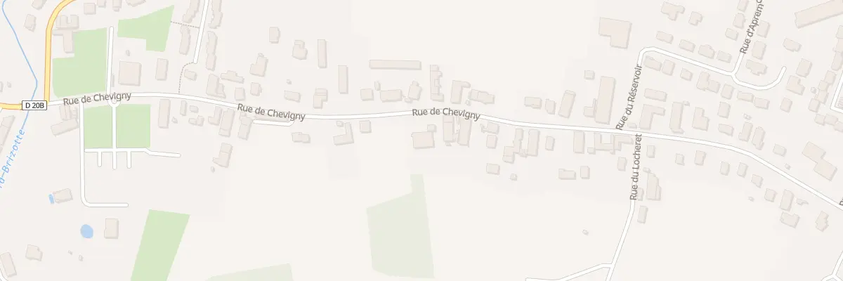 Plan du 13 Rue de Chevigny à Auxonne
