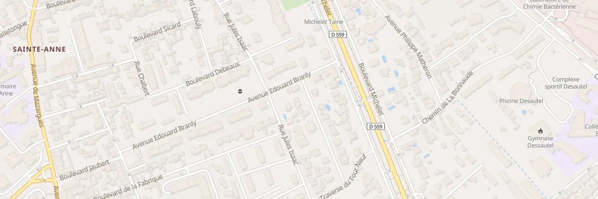 Plan du 4 Av du Docteur Page à Marseille 9e Arrondissement