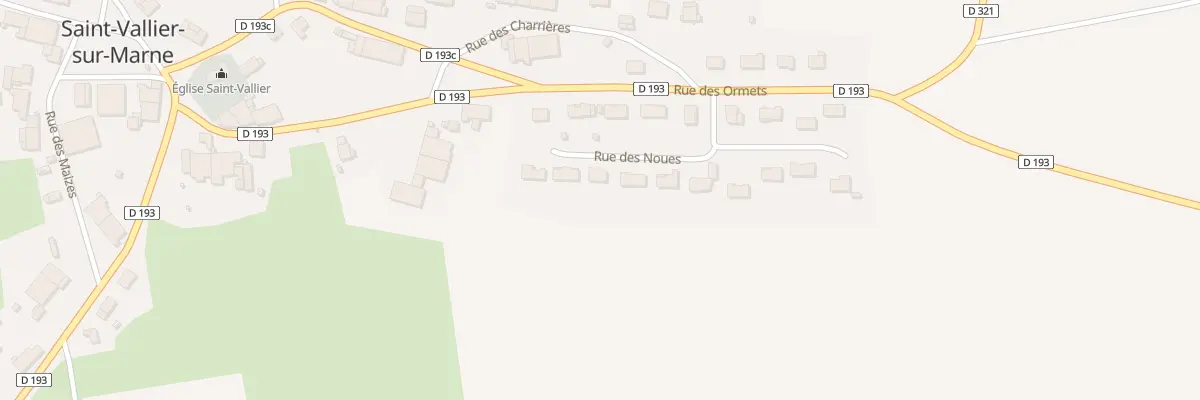 Plan du 16 Rue des Noues à Saint-Vallier-sur-Marne