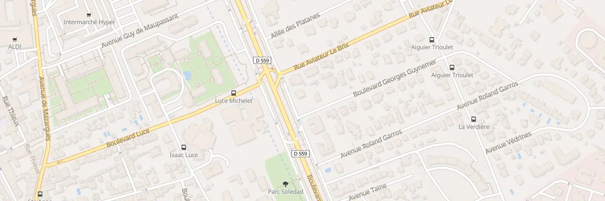 Plan du 325 Bd Michelet à Marseille 9e Arrondissement