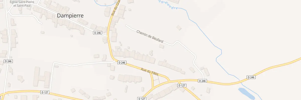 Plan du 21 Rue du Patis à Dampierre