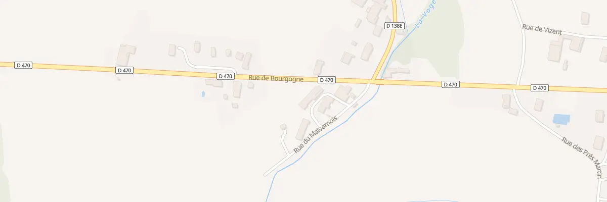 Plan du 4B Rue du Malvernois à Cosges