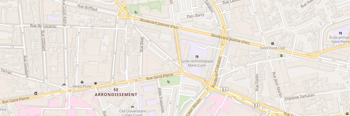 Plan du 187 Rue du camas à Marseille 5e Arrondissement