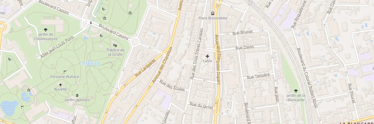 Plan du 45 Rue Trois Freres Carasso à Marseille 4e Arrondissement