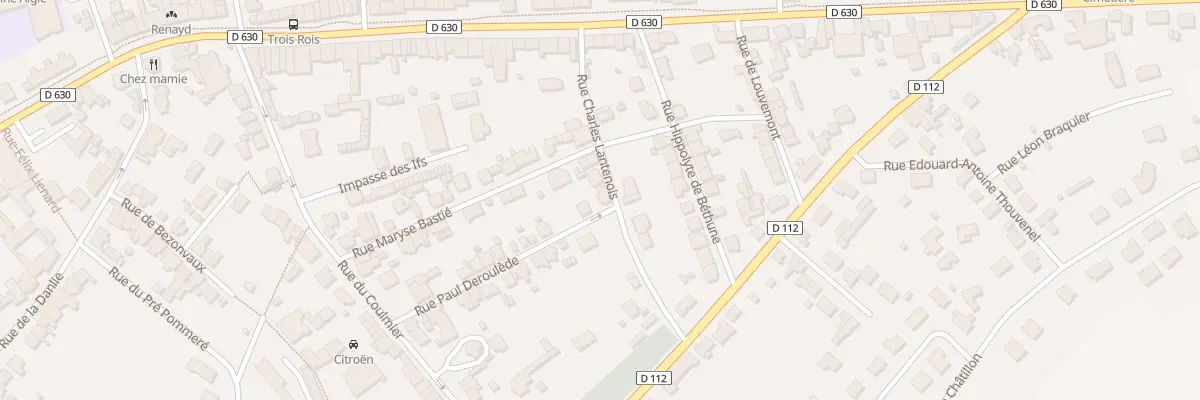 Plan du 23 Rue Paul Déroulède à Verdun
