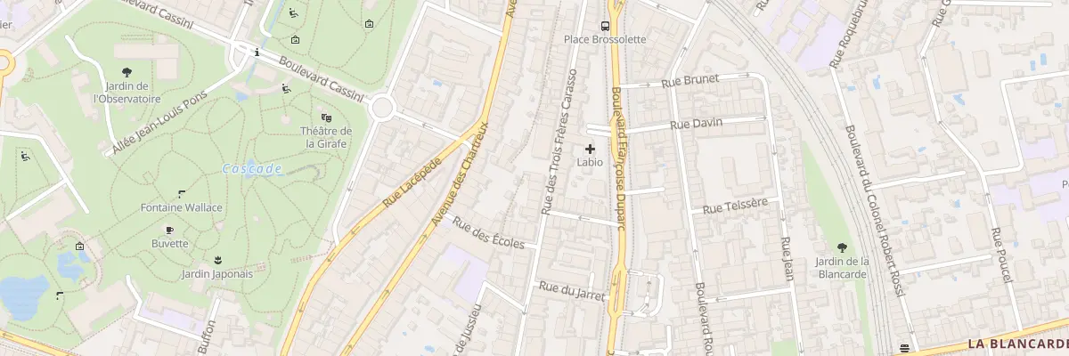 Plan du 43 Rue Trois Freres Carasso à Marseille 4e Arrondissement