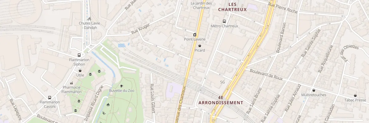Plan du 133 Av des Chartreux à Marseille 4e Arrondissement