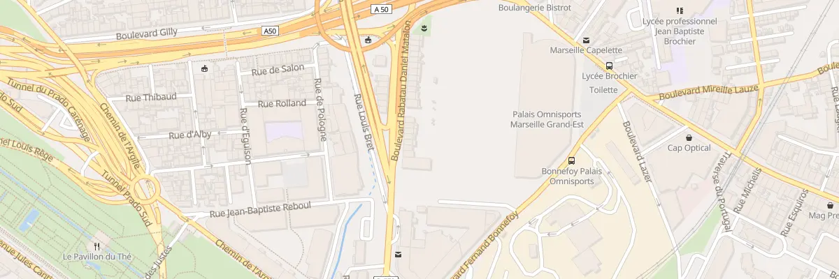 Plan du 192 Bd Rabatau Daniel Matalon à Marseille 10e Arrondissement