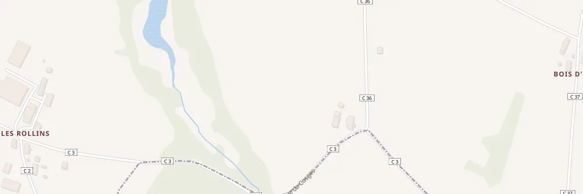 Plan du 4521 Rue de Cosges à Nance