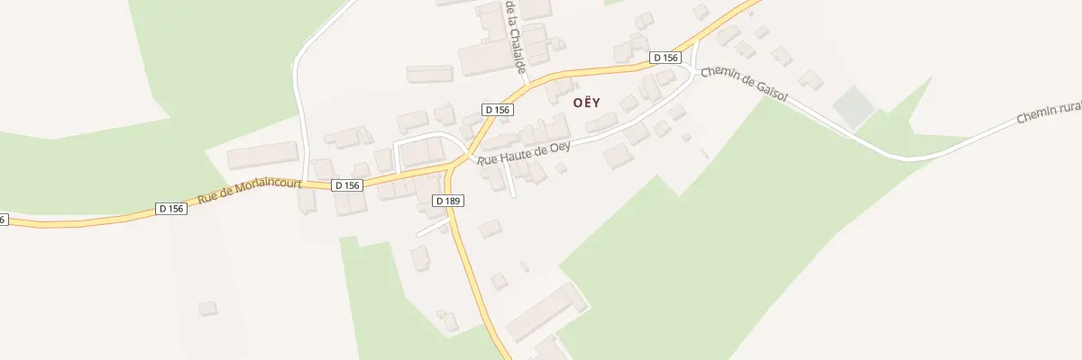 Plan du 6 Rue Haute de Oey à Chanteraine
