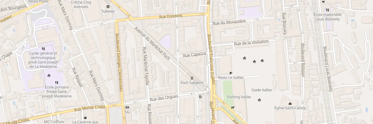 Plan du 27 Av Mal Foch à Marseille 4e Arrondissement