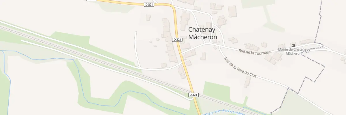 Plan du 3 Rue du Four à Chatenay-Mâcheron
