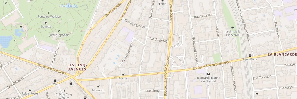 Plan du 14 Rue Trois Freres Carasso à Marseille 4e Arrondissement