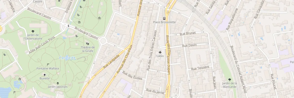Plan du 47 Rue Trois Freres Carasso à Marseille 4e Arrondissement