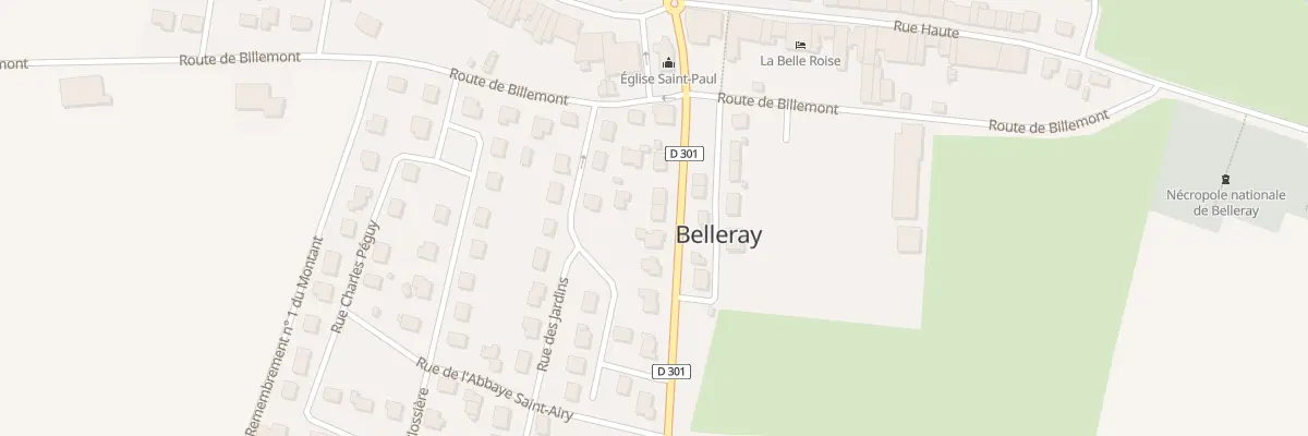 Plan du 8 Rte de Dugny à Belleray