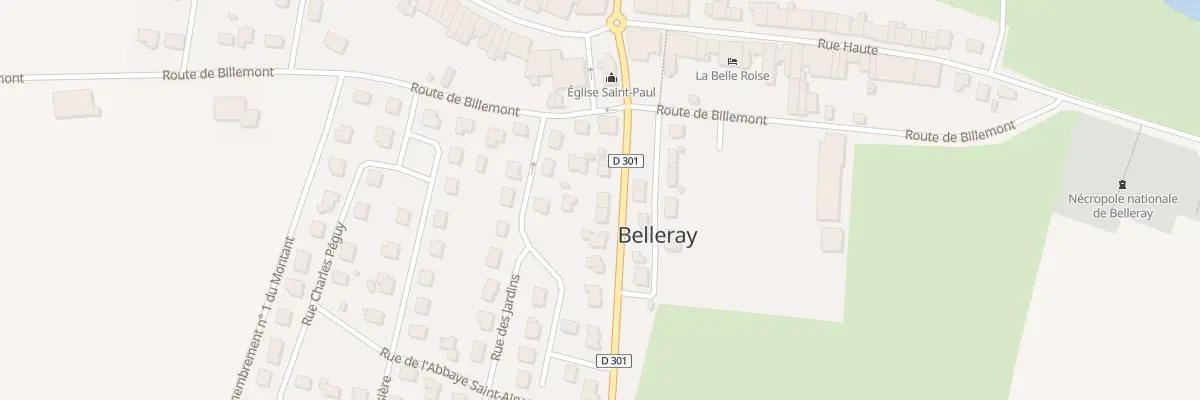 Plan du 6 Rte de Dugny à Belleray
