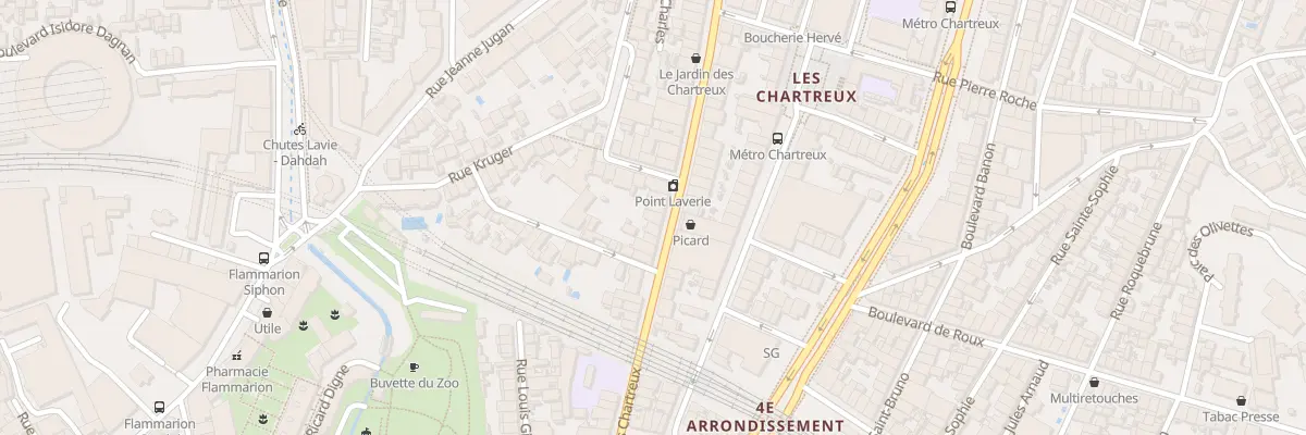 Plan du 145 Av des Chartreux à Marseille 4e Arrondissement