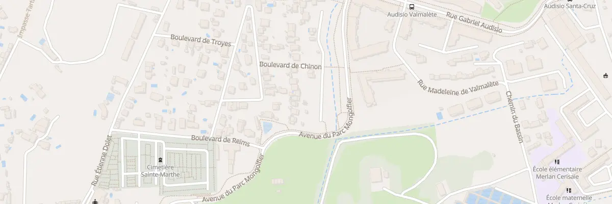 Plan du 7 Imp du Bois Chenu à Marseille 14e Arrondissement