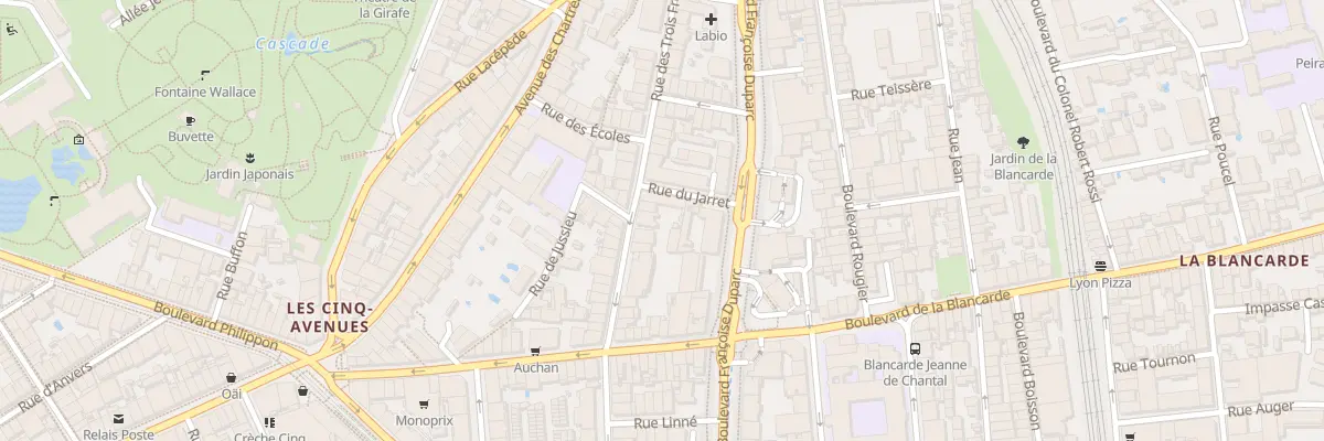 Plan du 18 Rue Trois Freres Carasso à Marseille 4e Arrondissement