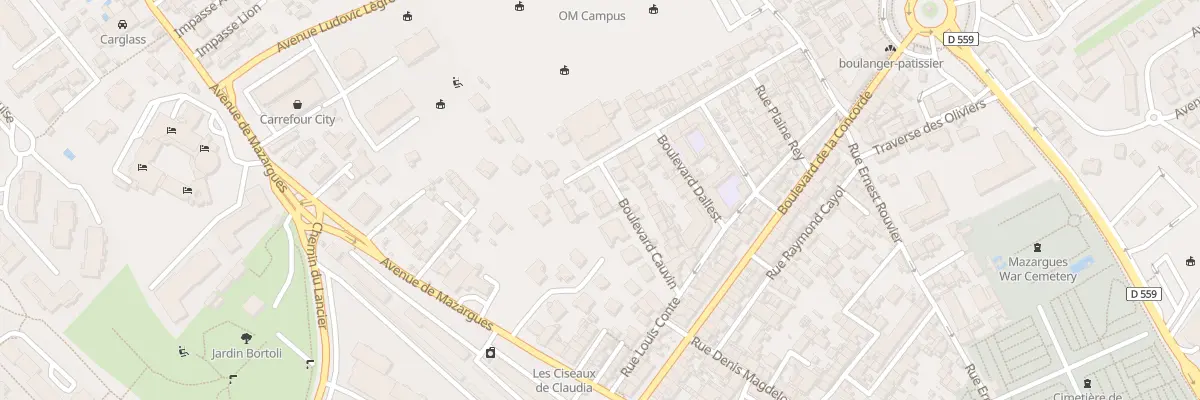 Plan du 3 Bd Cauvin à Marseille 9e Arrondissement