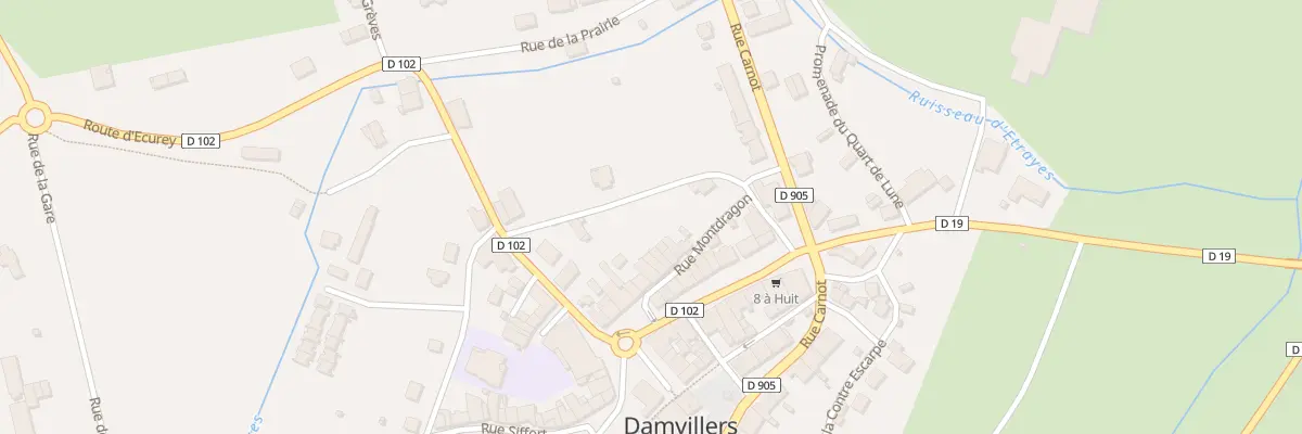 Plan du 3 Rue Montdragon à Damvillers
