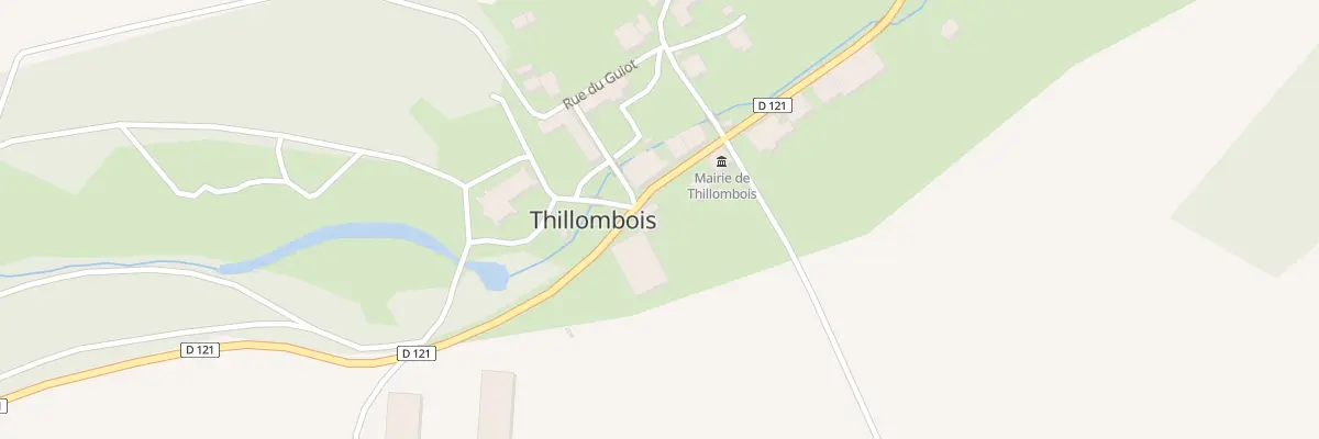 Plan du 6 Grande Rue à Thillombois
