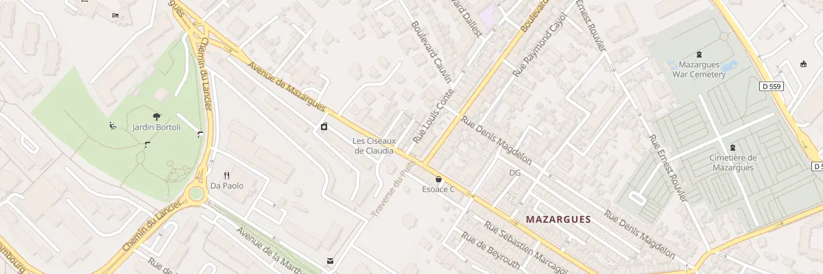 Plan du 5 Rue louis conte à Marseille 9e Arrondissement
