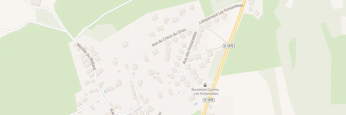 Plan du 215 Rue du Creux du Chou à Bouvesse-Quirieu