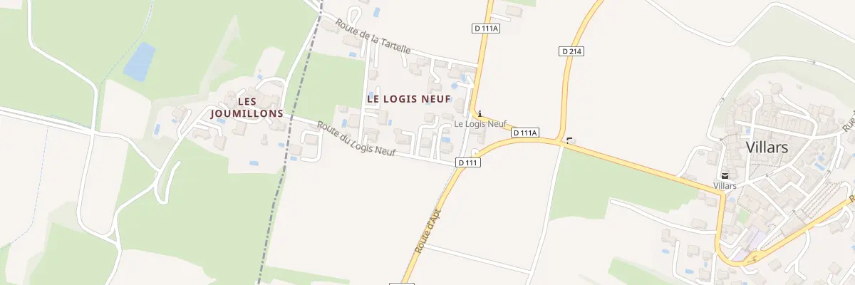 Plan du 5418 Le Logis Neuf à Villars