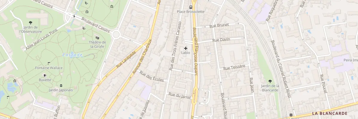 Plan du 42 Rue Trois Freres Carasso à Marseille 4e Arrondissement