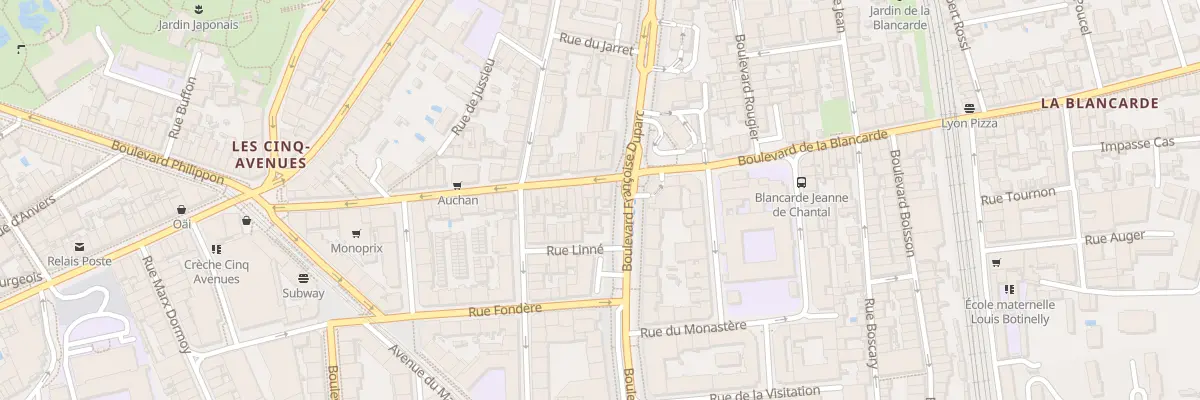 Plan du 62 Bd Blancarde à Marseille 4e Arrondissement
