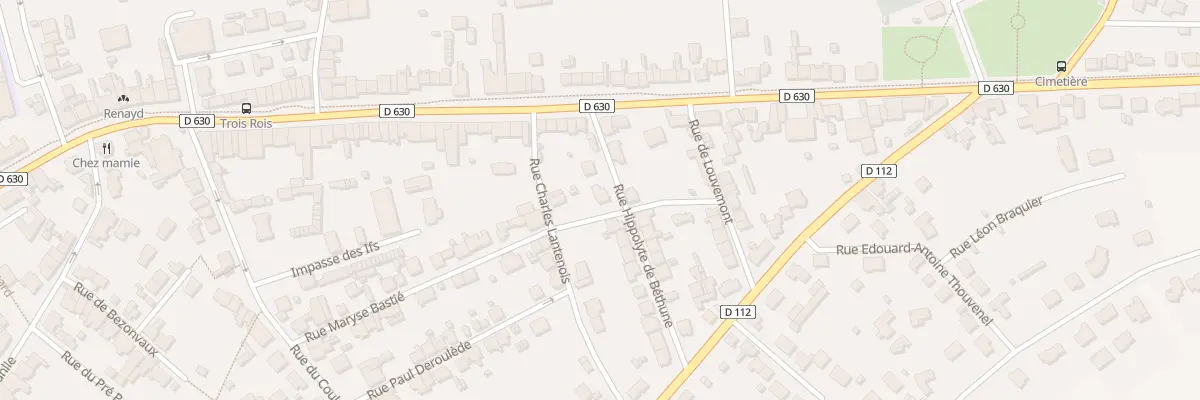 Plan du 17 Rue Hippolyte de Béthune à Verdun