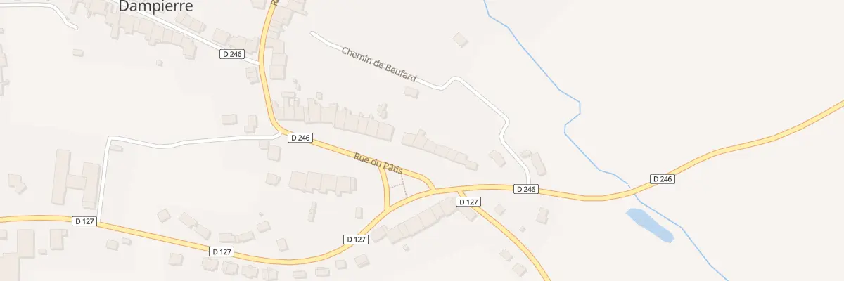 Plan du 29 Rue du Patis à Dampierre