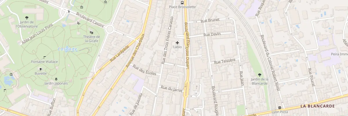 Plan du 40 Rue Trois Freres Carasso à Marseille 4e Arrondissement