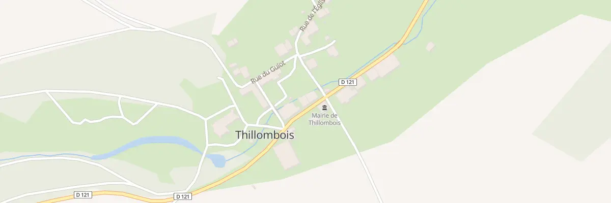 Plan du 3 Gr Grande Rue à Thillombois