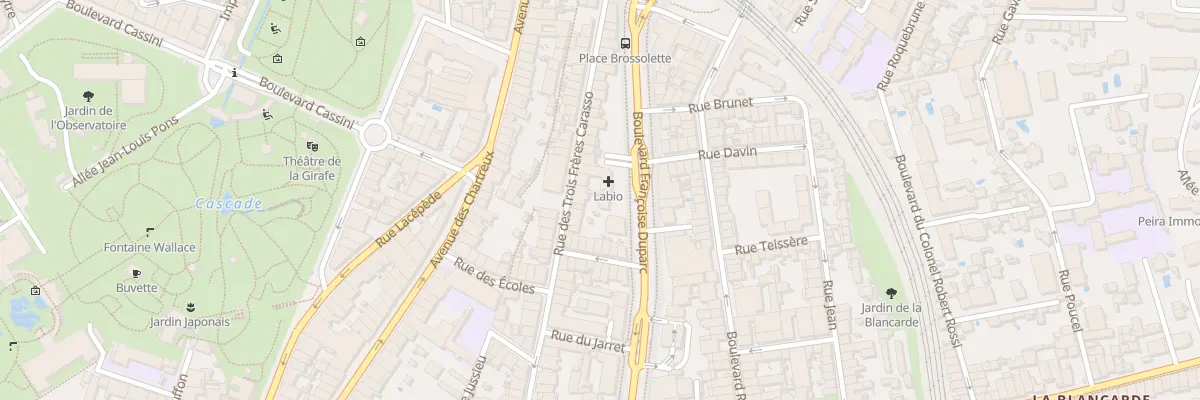 Plan du 46 Rue Trois Freres Carasso à Marseille 4e Arrondissement