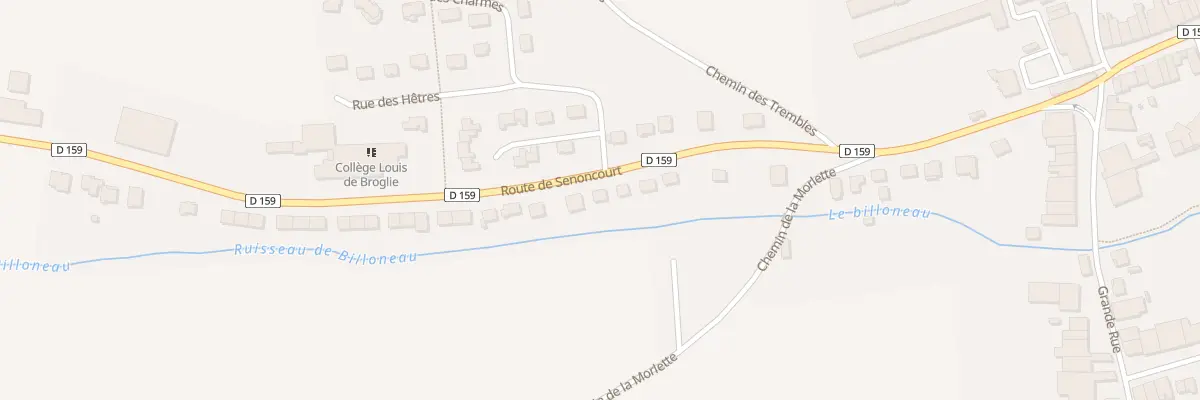 Plan du 46 Rte de Senoncourt à Ancemont