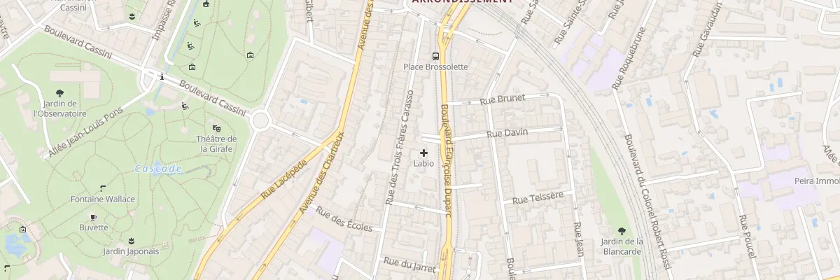 Plan du 52 Rue Trois Freres Carasso à Marseille 4e Arrondissement