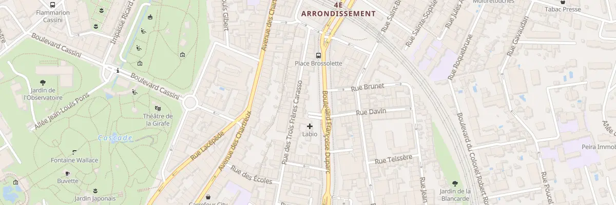 Plan du 58 Rue Trois Freres Carasso à Marseille 4e Arrondissement