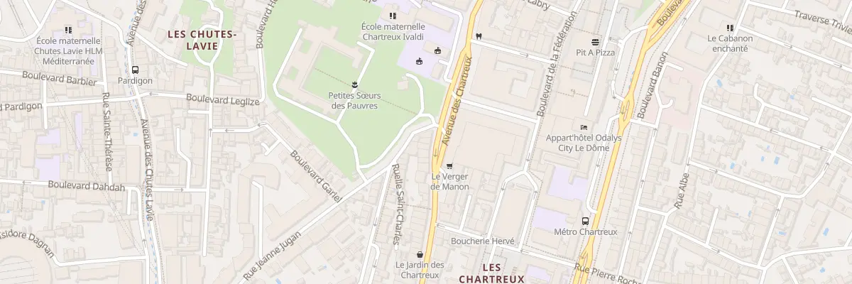 Plan du 211 Av des Chartreux à Marseille 4e Arrondissement