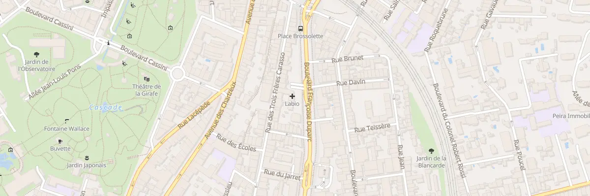 Plan du 50 Rue Trois Freres Carasso à Marseille 4e Arrondissement