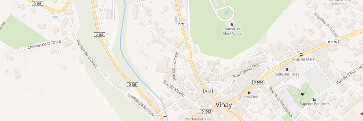 Plan du 3 Rue Jean Moulin à Vinay
