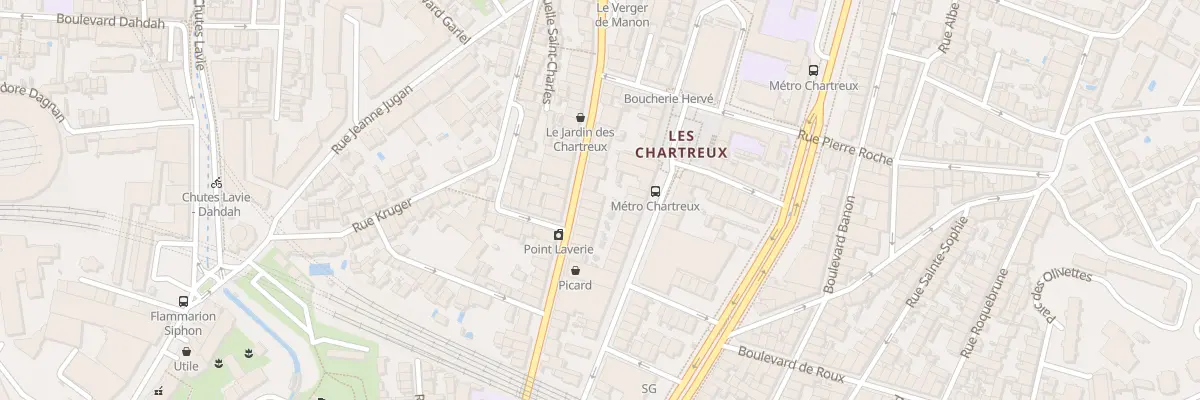 Plan du 166 Av des Chartreux à Marseille 4e Arrondissement