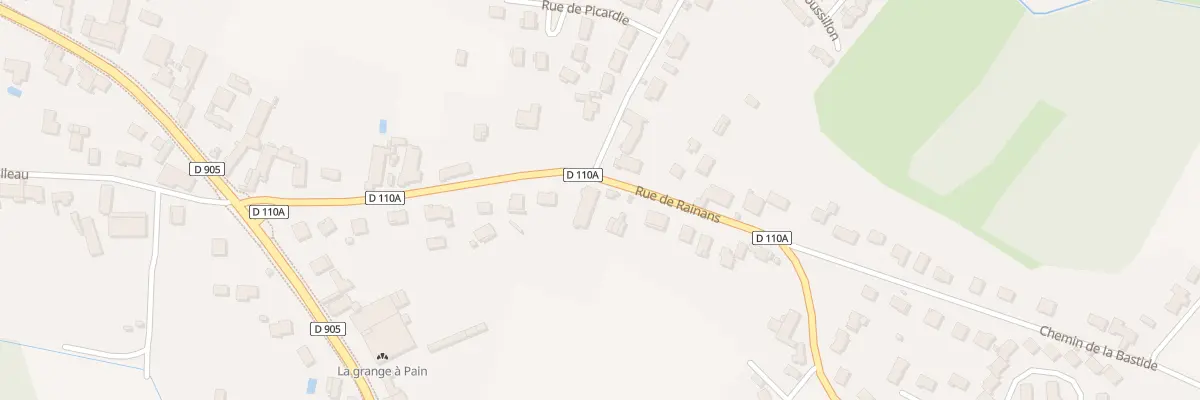 Plan du 11 Rue de Rainans à Auxonne