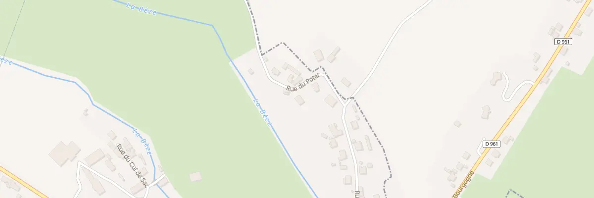 Plan du 23 Rue du Potet à Vonges