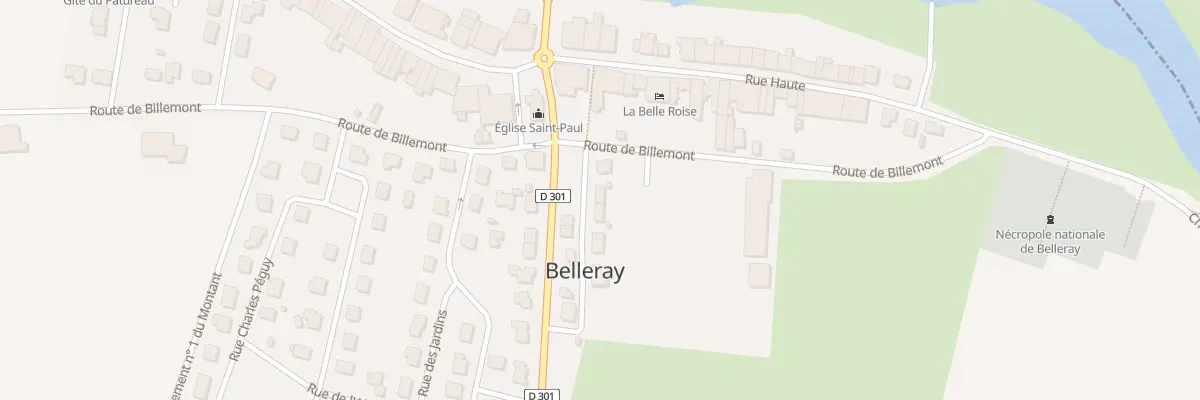 Plan du 3 All de la Doyennerie à Belleray