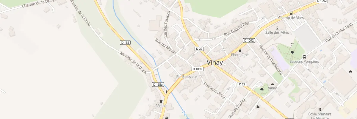 Plan du 7 Rue de la Faure à Vinay