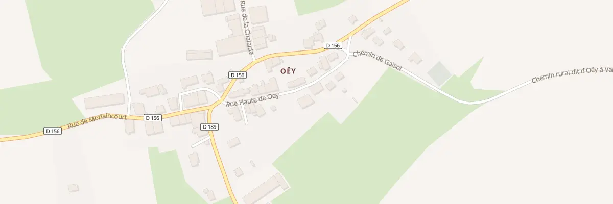 Plan du 12 Rue Haute de Oey à Chanteraine